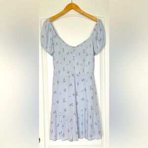 Hollister Puff Sleeve Mini Dress